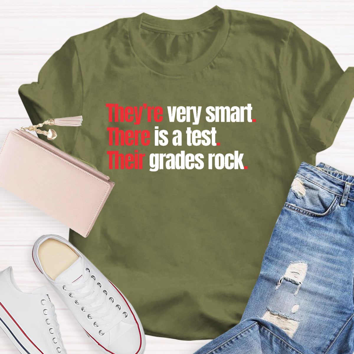 They're Very Smart There Is A Test Their Grades Rock T-Shirt