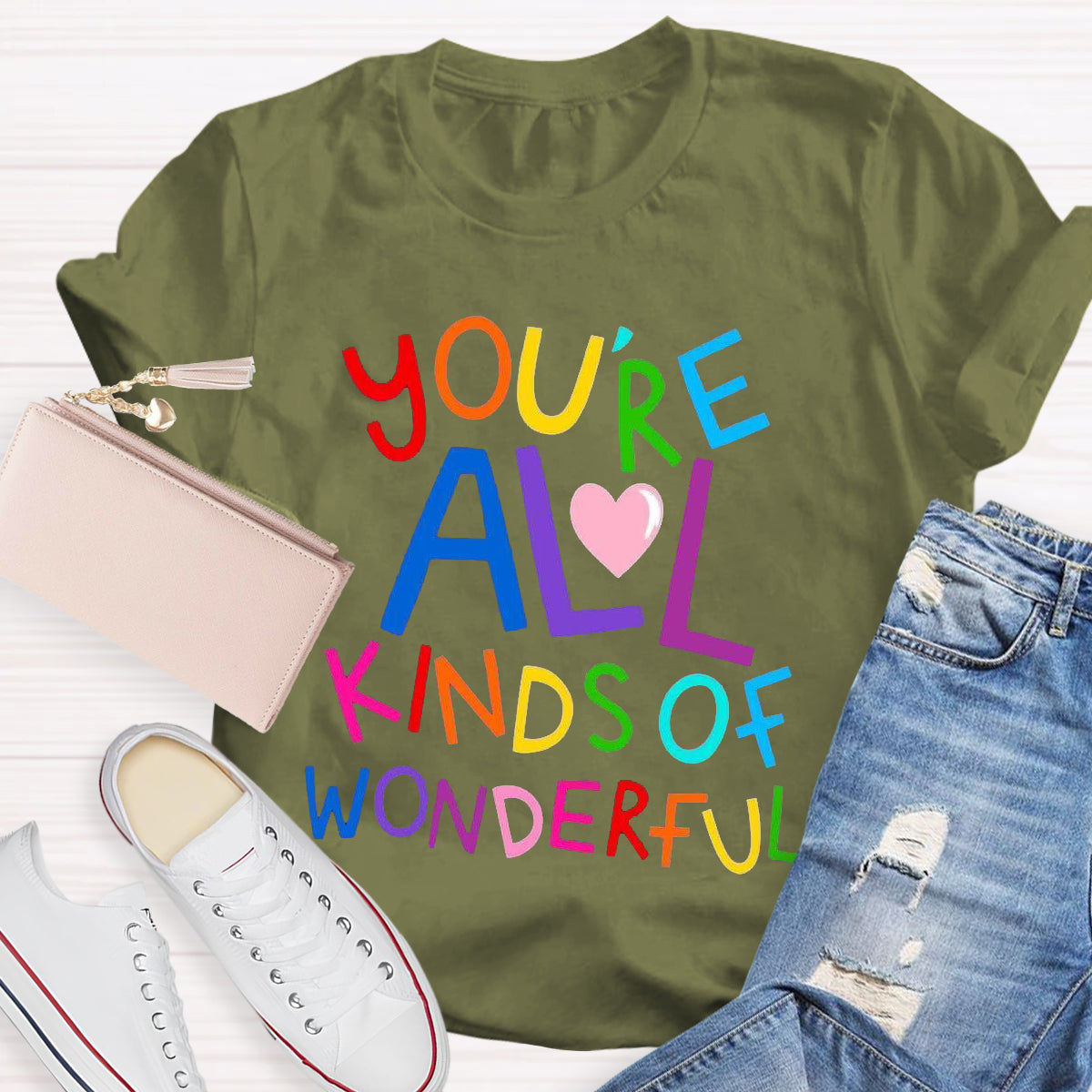 You're All Kind Of Wonderful Teacher T-Shirt