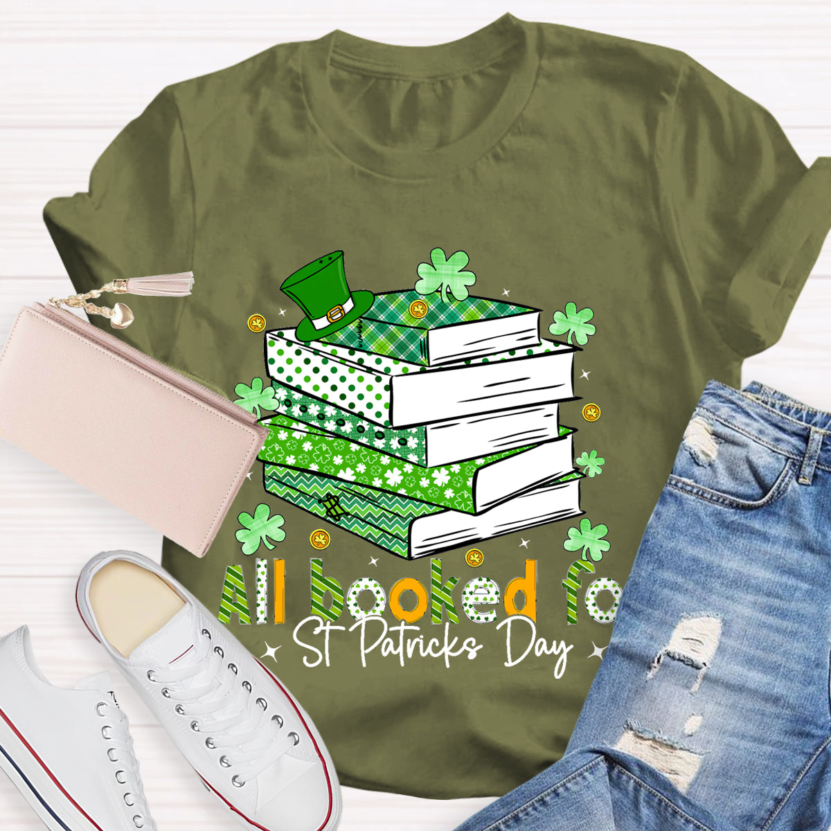 All Booked For St Patrick'S Day T-Shirt