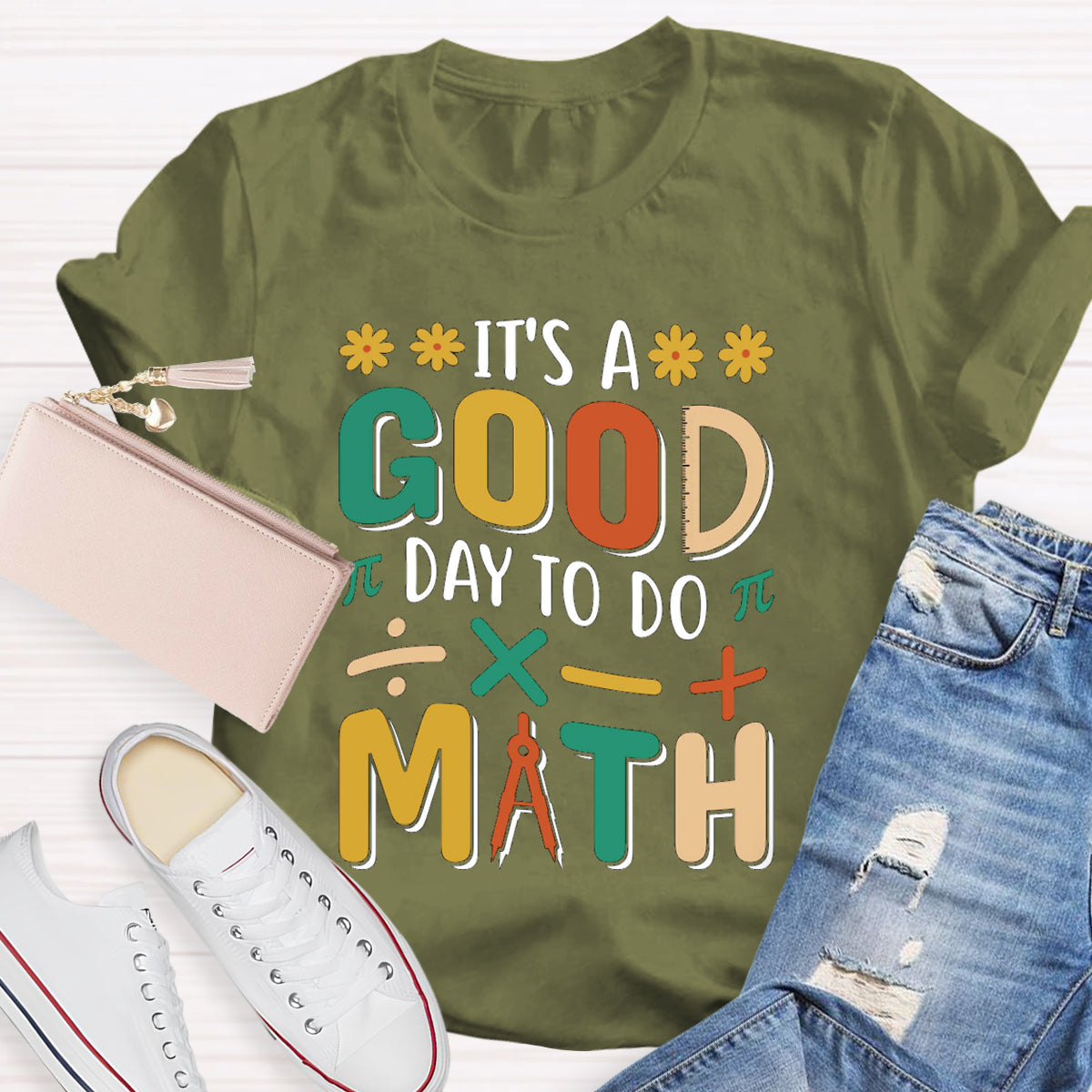 It's A Good Day To Do Math Mathematical Symbols T-Shirt