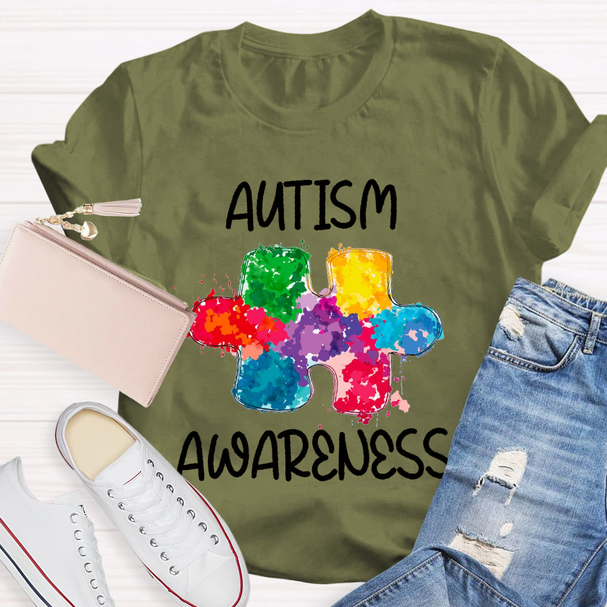 Autism Awareness Teacher T-Shirt