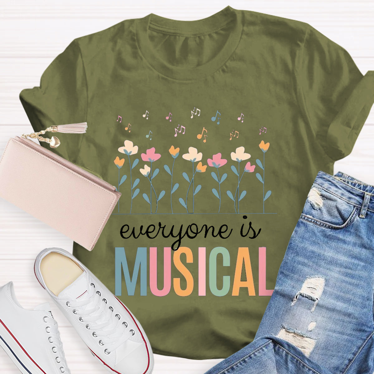 Everyone Is Musical Teacher T-Shirt