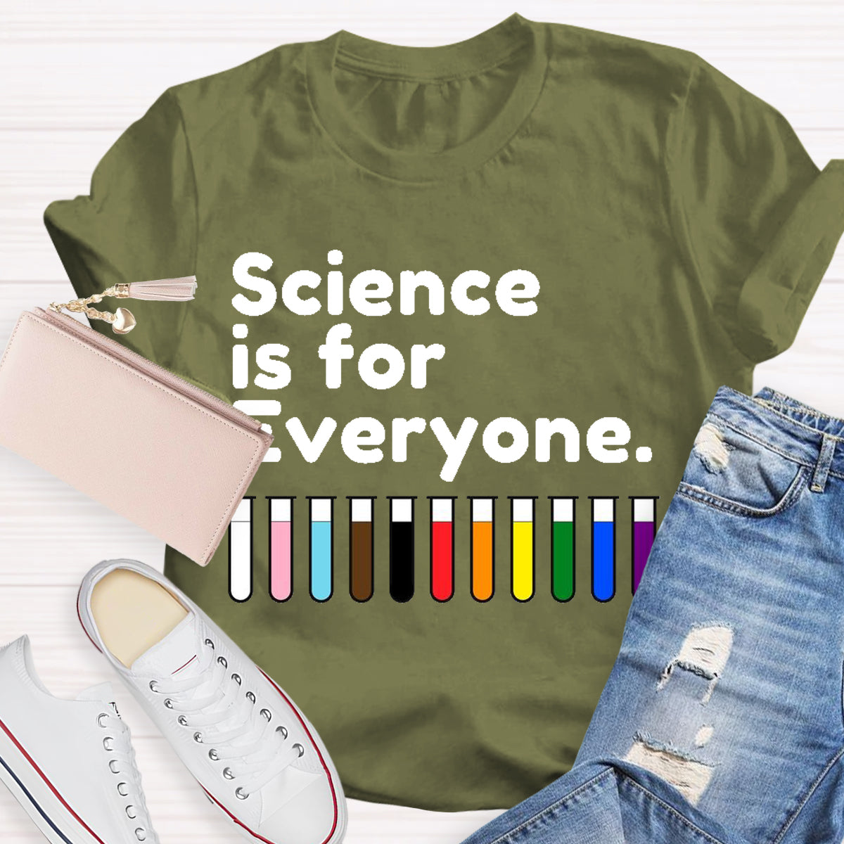 Science Is For Everyone Teacher T-Shirt