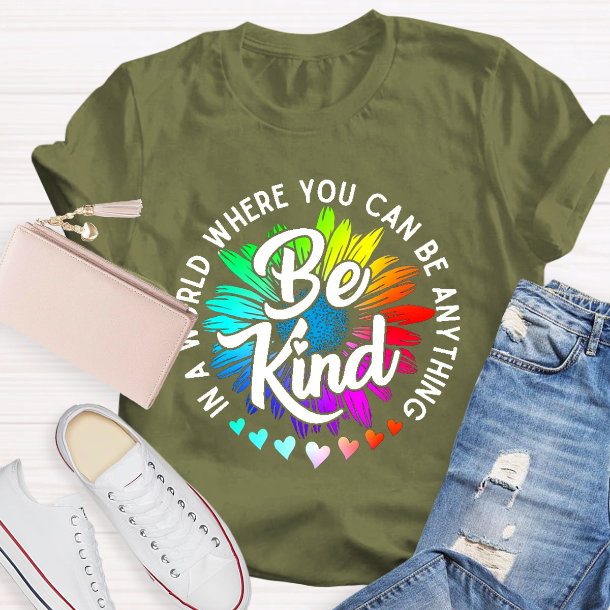 Choose Kindness In A World Where You Can Be Anything Be Kind T-Shirt