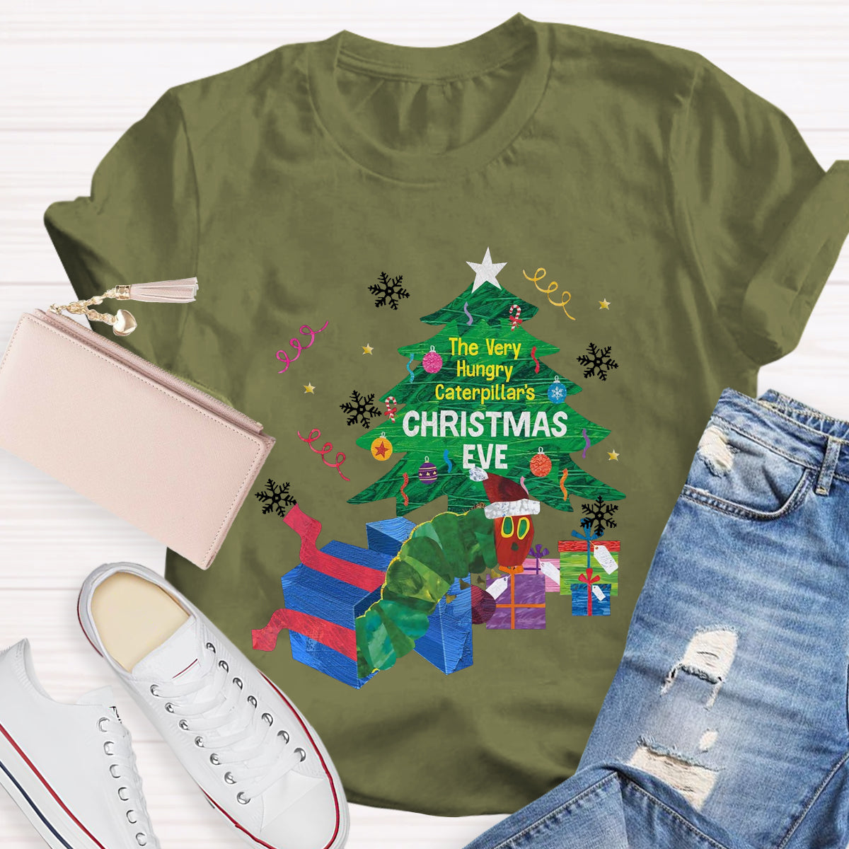 The Very Hungry Caterpillar's Christmas Eve T-Shirt