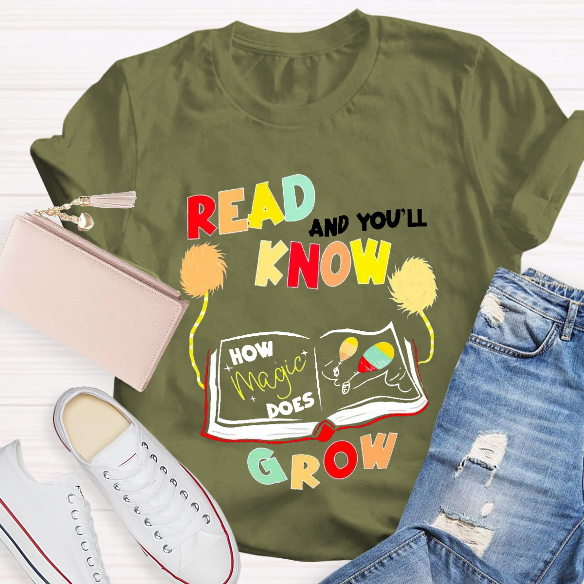 Read And You'Ll Know How Magic Does Grow T-Shirt