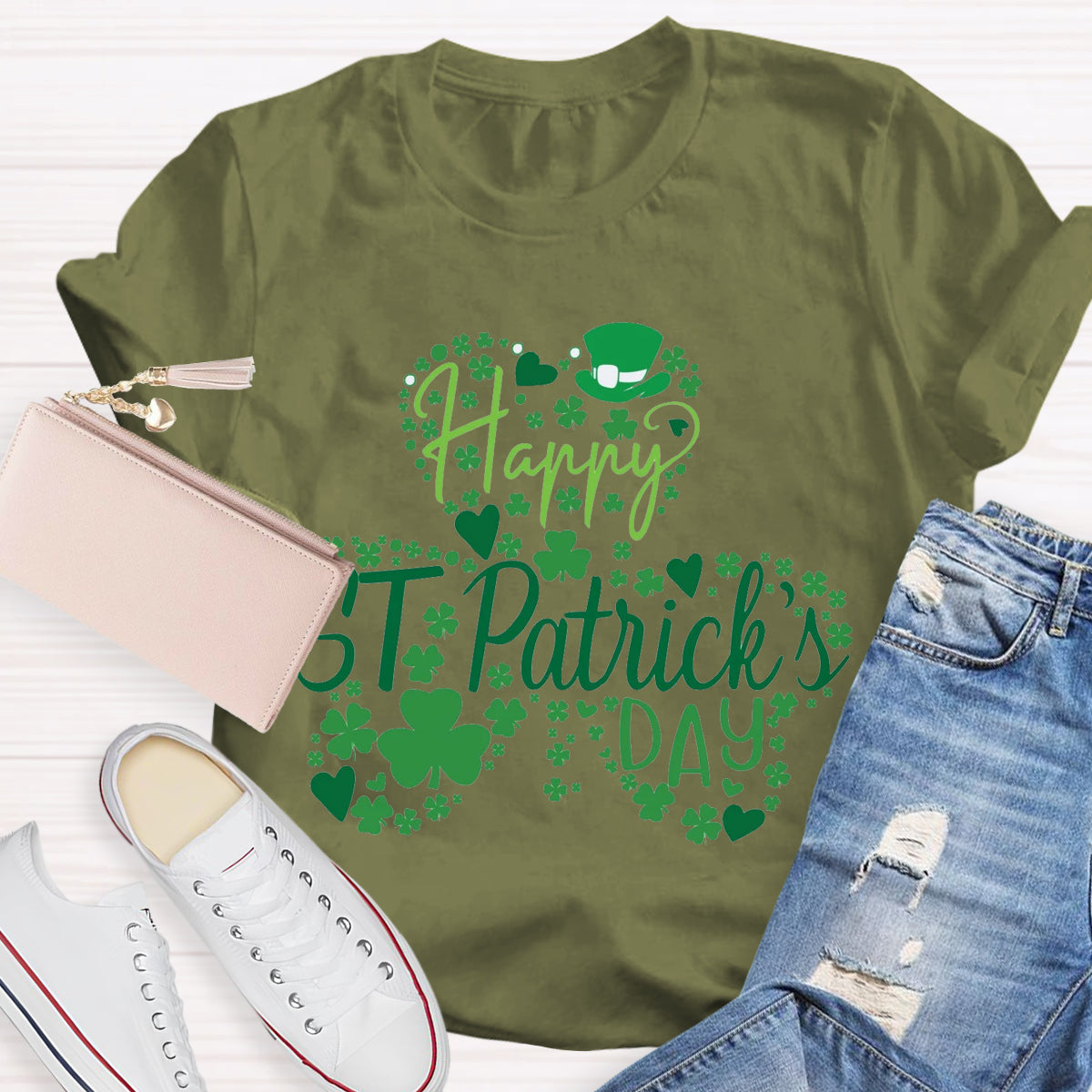 Happy St Patrick's' Day Teacher T-Shirt