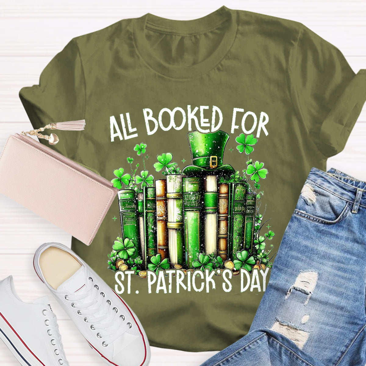 All Booked For St. Patrick'S Day T-Shirt