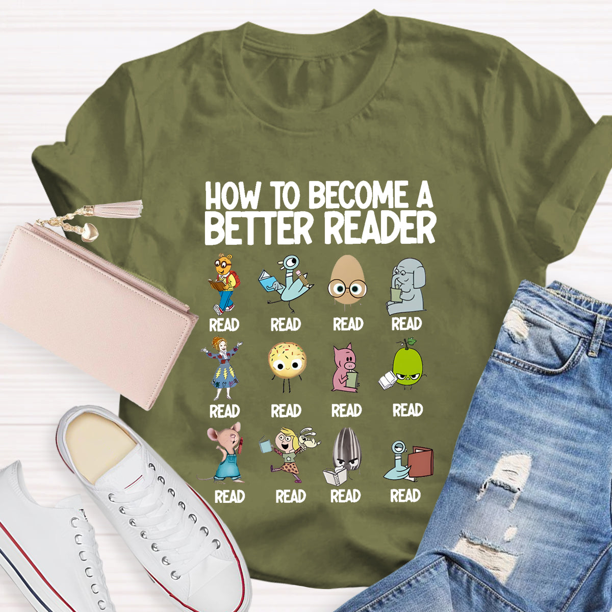 How To Become A Better Reader Teacher T-Shirt