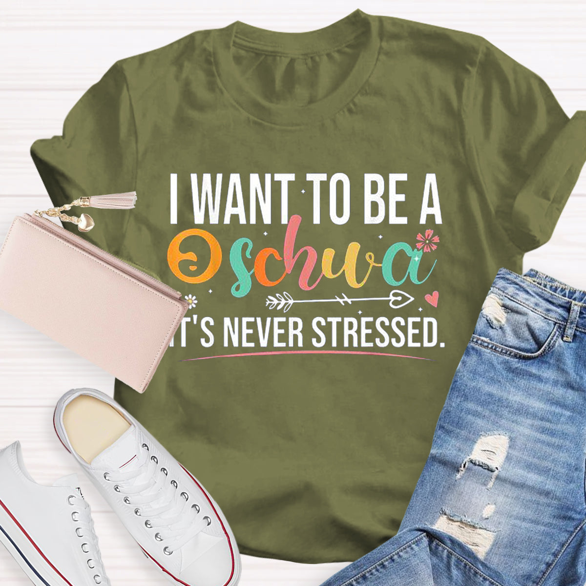 I Want To Be A Schwa It's Never Stressed T-Shirt