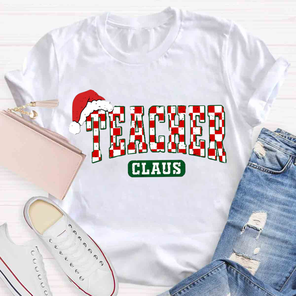 Teacher Claus Christmas  T-Shirt