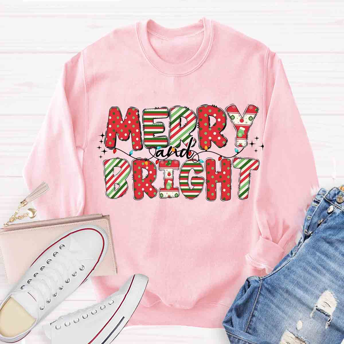 Merry And Bright Sweatshirt