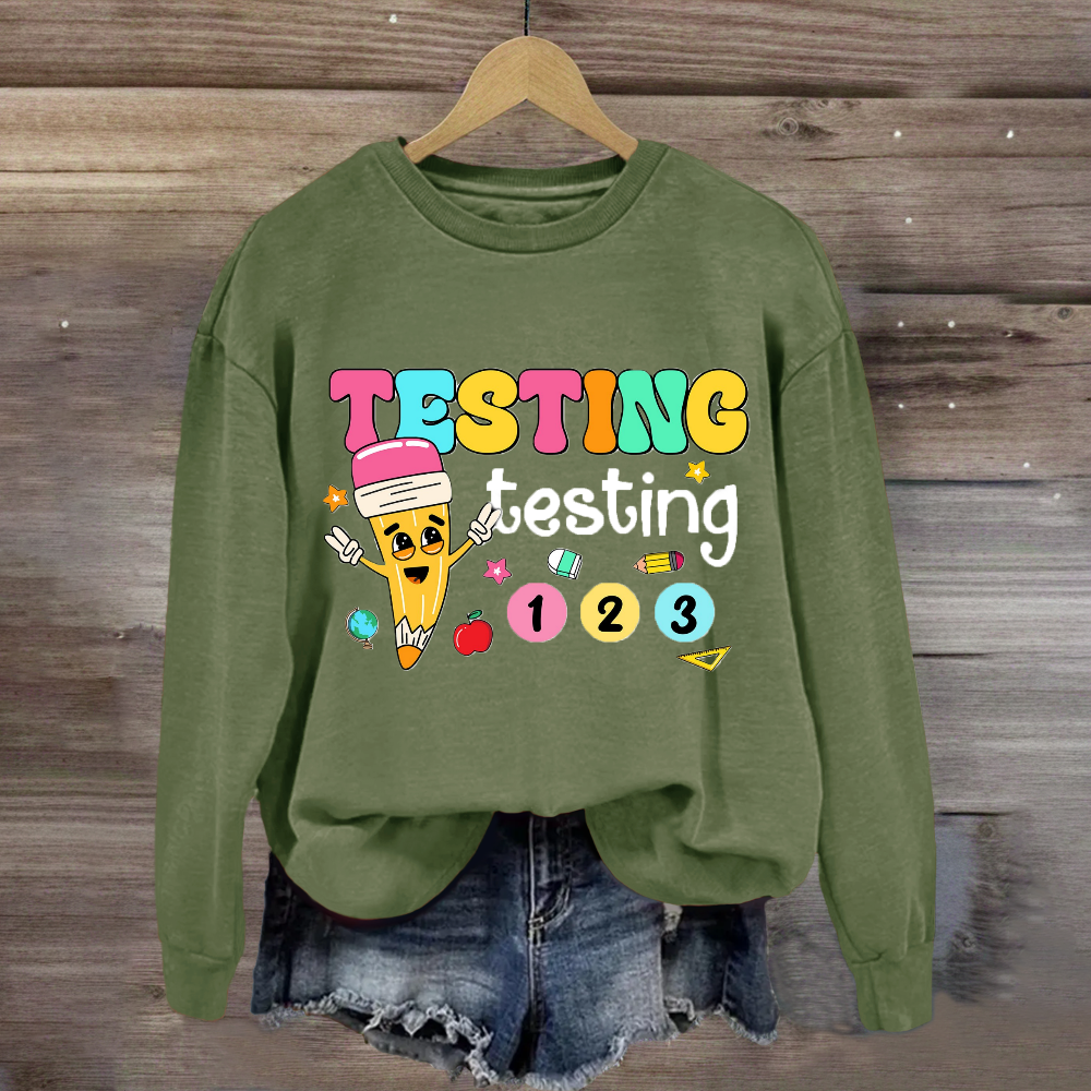 Testing Day Pencil Sweatshirt