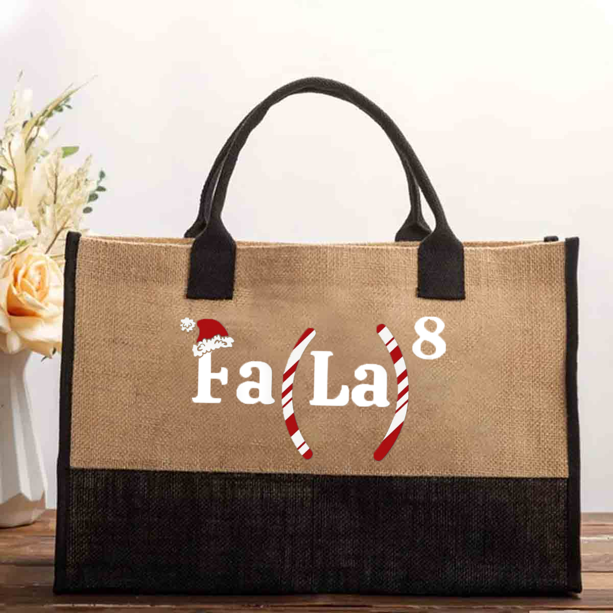 Fa La Math Teacher  Cotton Tote Bag