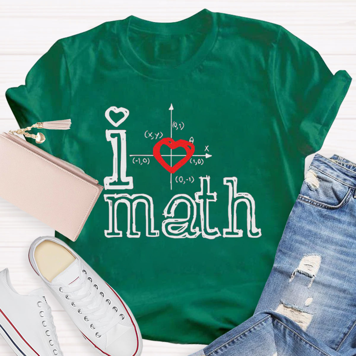 I Love Math Teacher T-Shirt