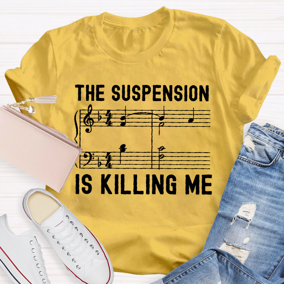 The Suspension Is Killing Me Math Teacher T-Shirt