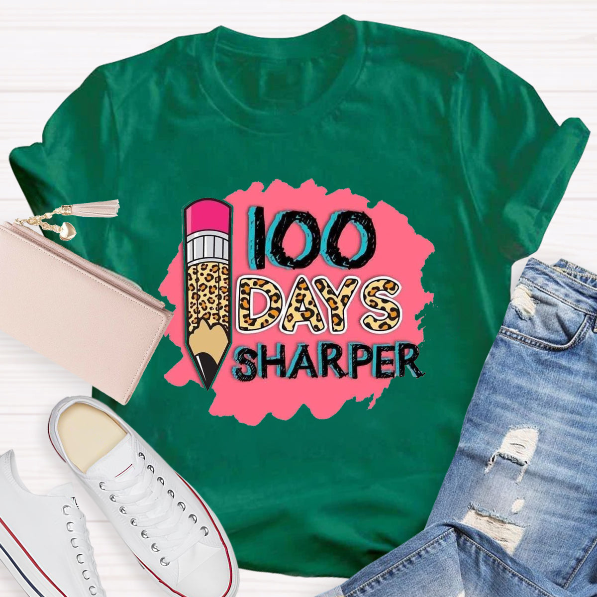 100 Days Sharper Teacher T-Shirt