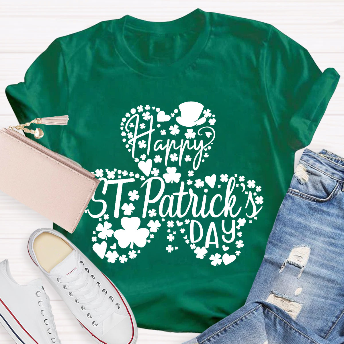 Happy St Patrick's' Day Teacher T-Shirt