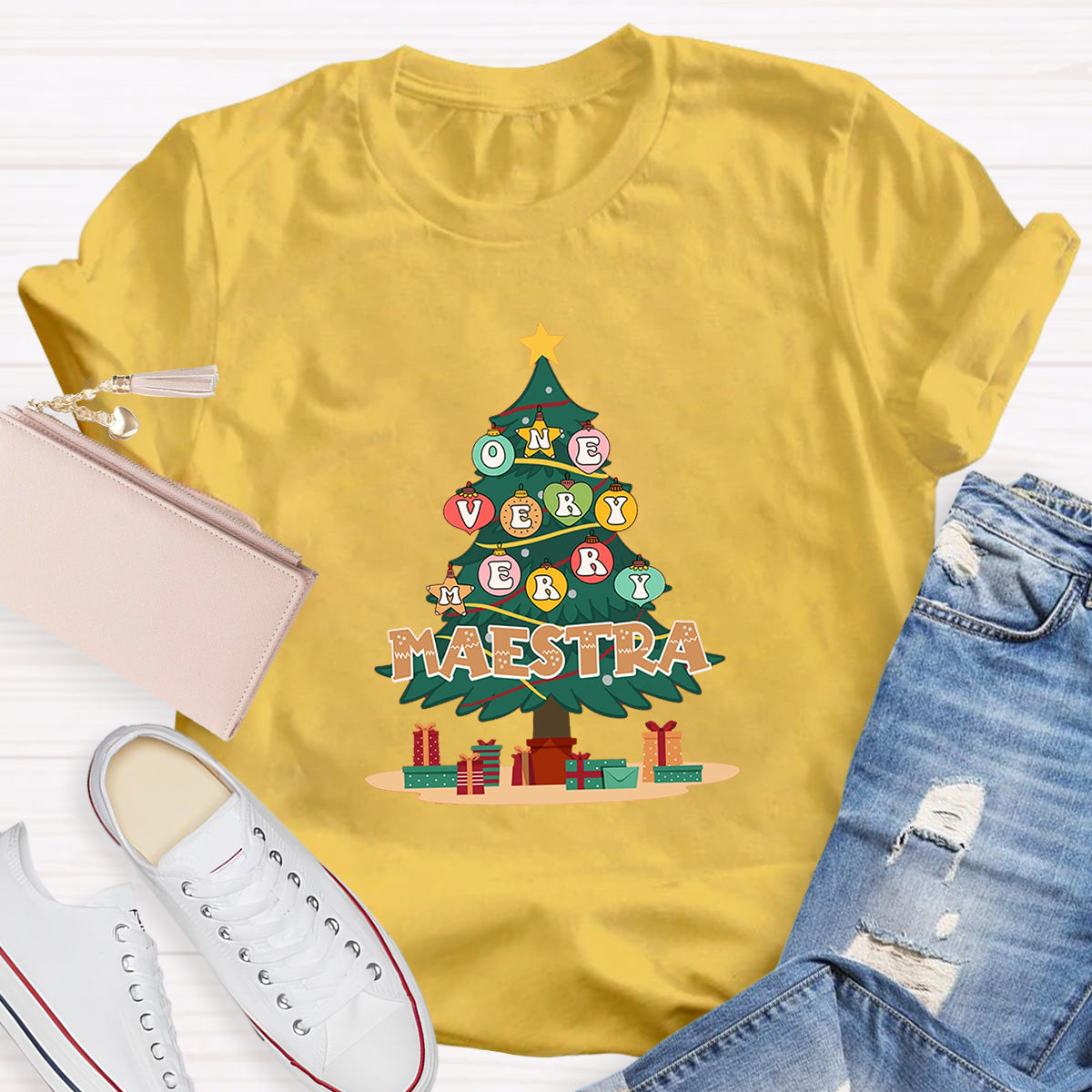 One Very Merry Maestra Teacher T-Shirt