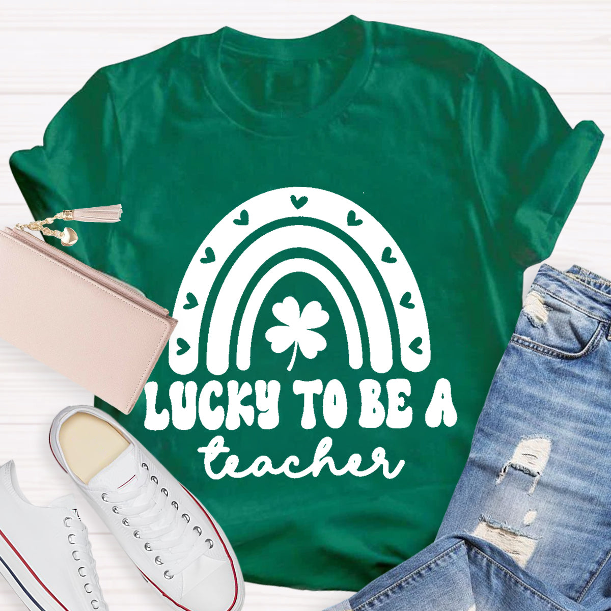 Lucky To Be A Teacher T-Shirt