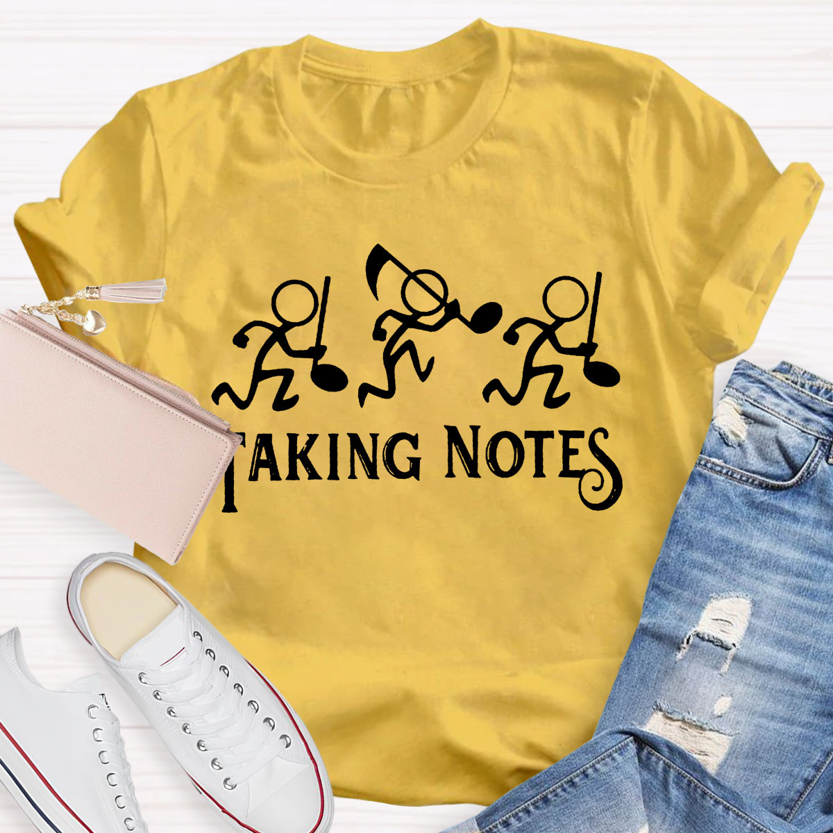 Taking Notes Music Teacher T-Shirt