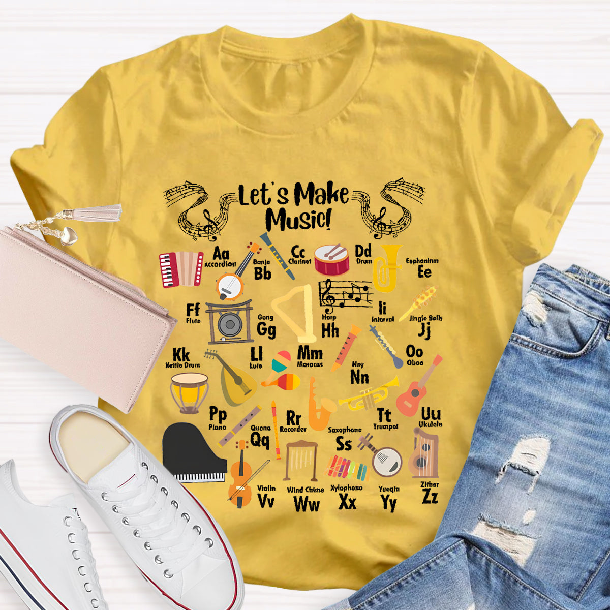 Let's Make Music Teacher T-Shirt