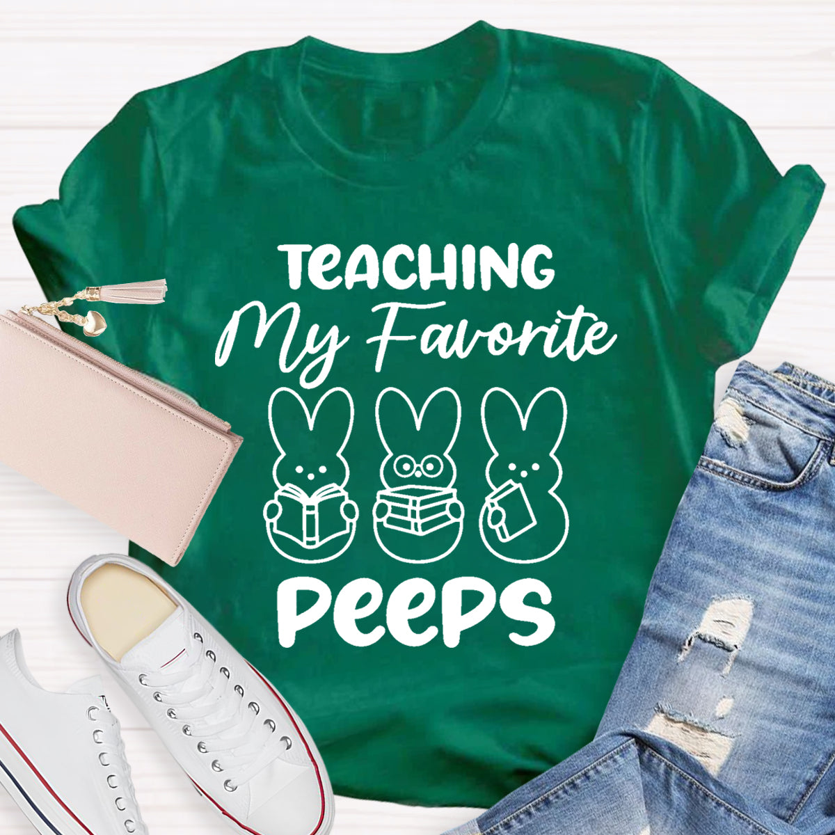 Teaching My Favorite Peeps Teacher T-Shirt