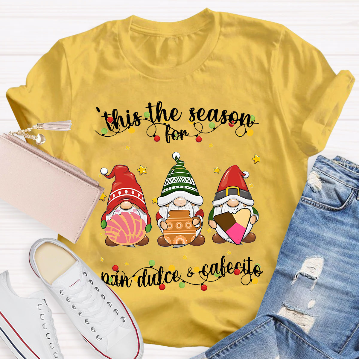 This The Season For Pan Dulce & Cafecito Spanish Christmas T-Shirt