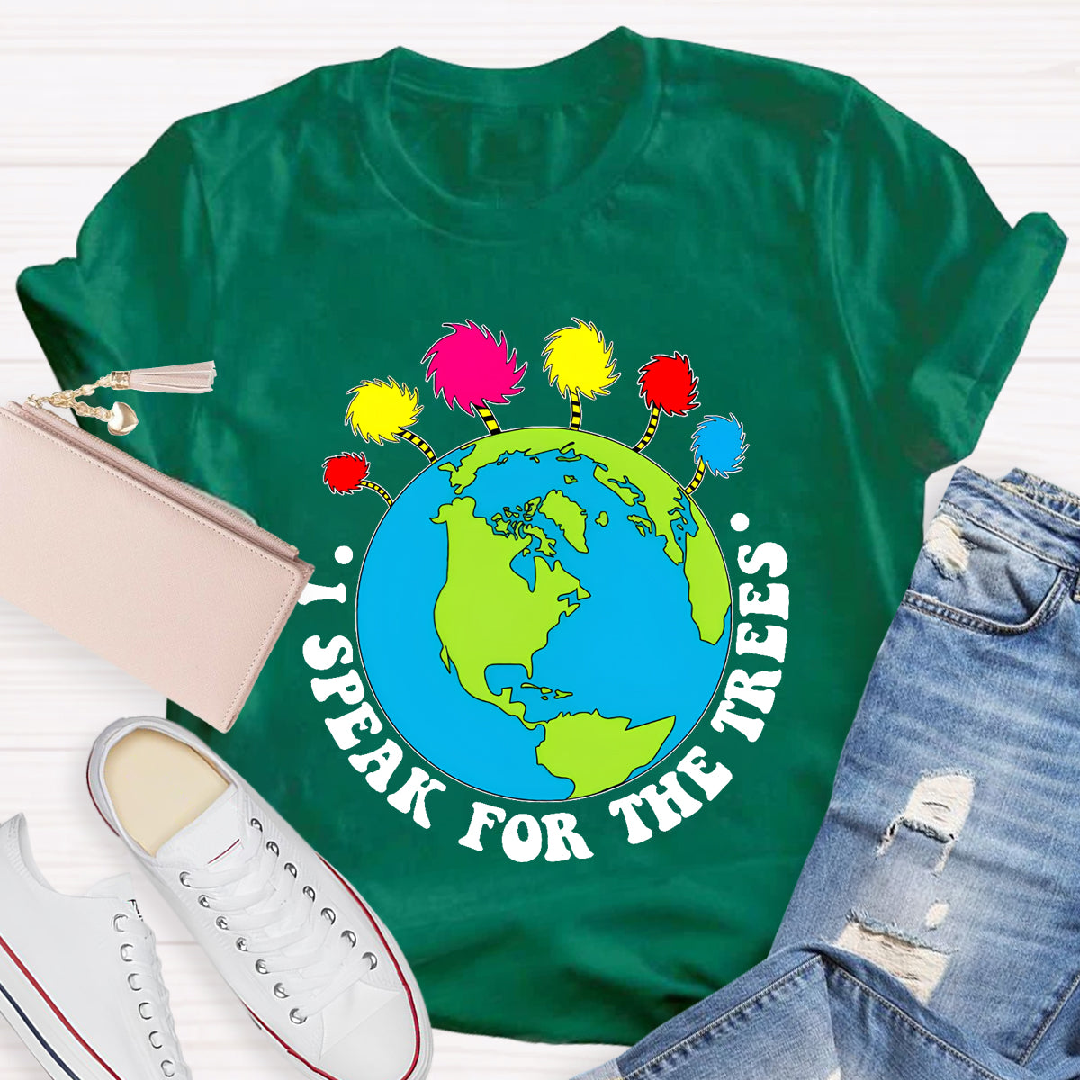 I Speak For The Trees Earth Day T-Shirt