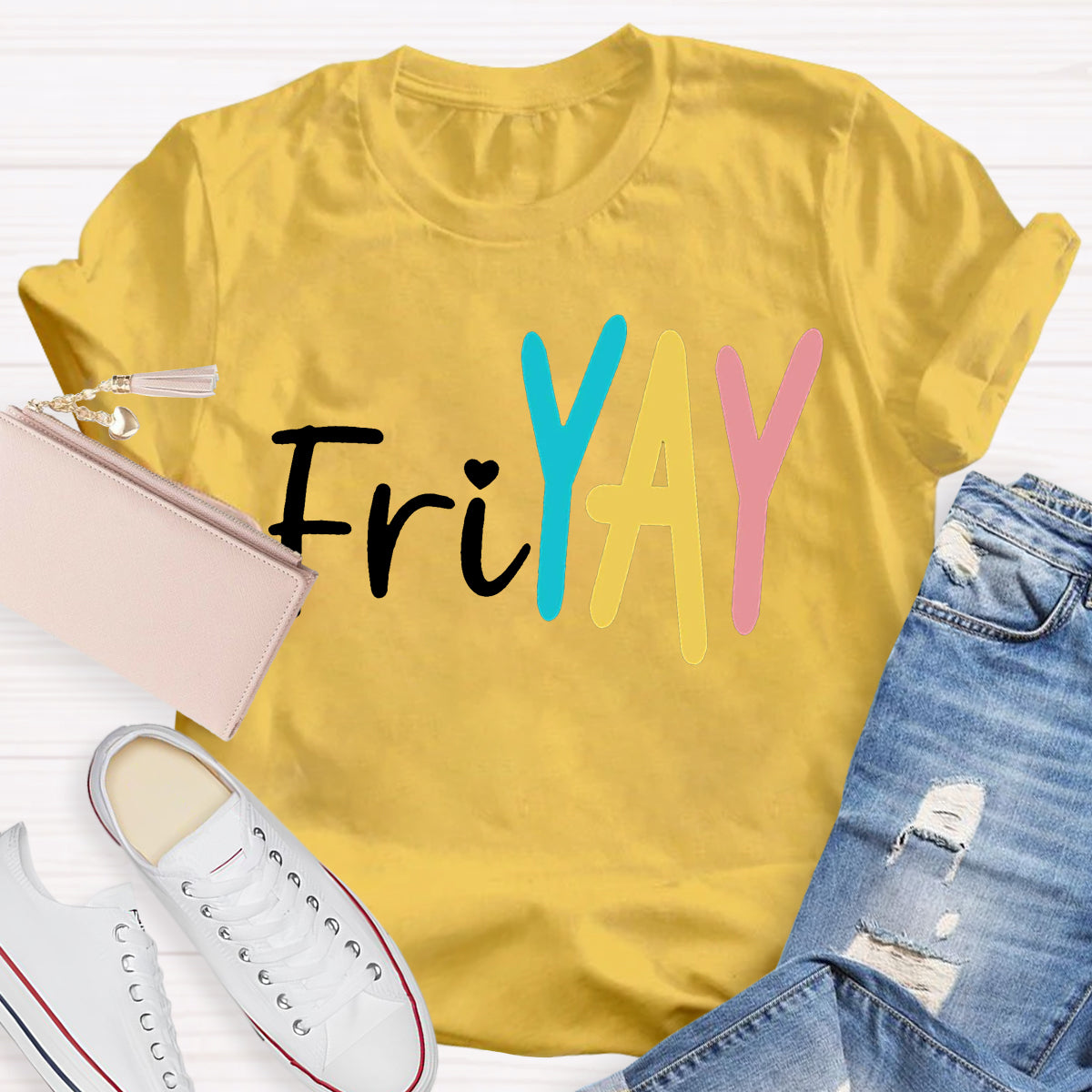 Yay Friyay Teacher T-Shirt