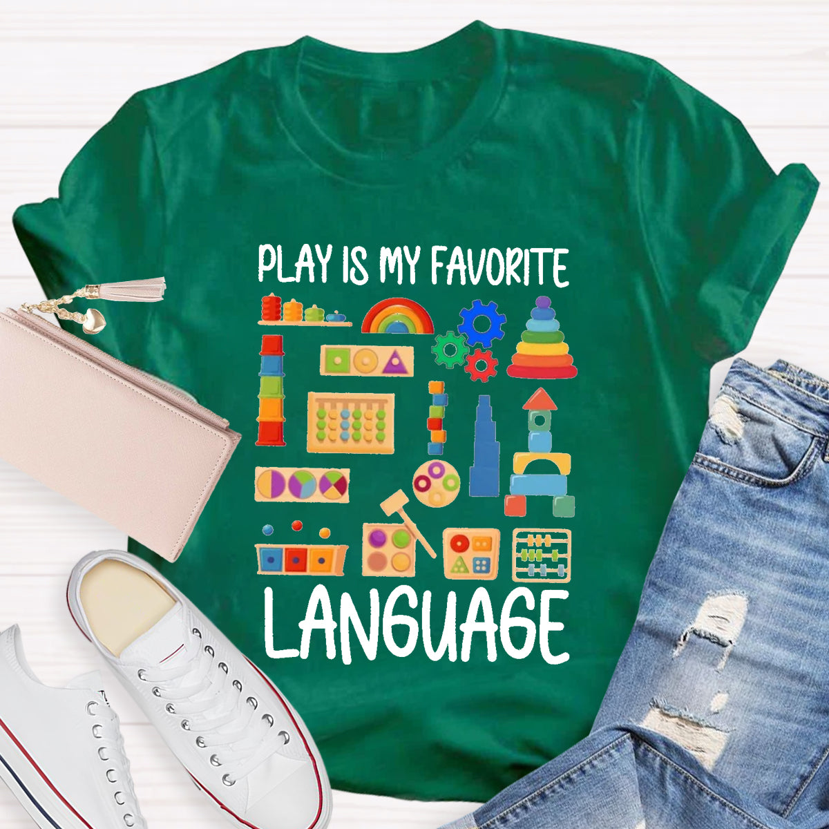 Play Is My Favorite Way to Learn Teacher T-Shirt