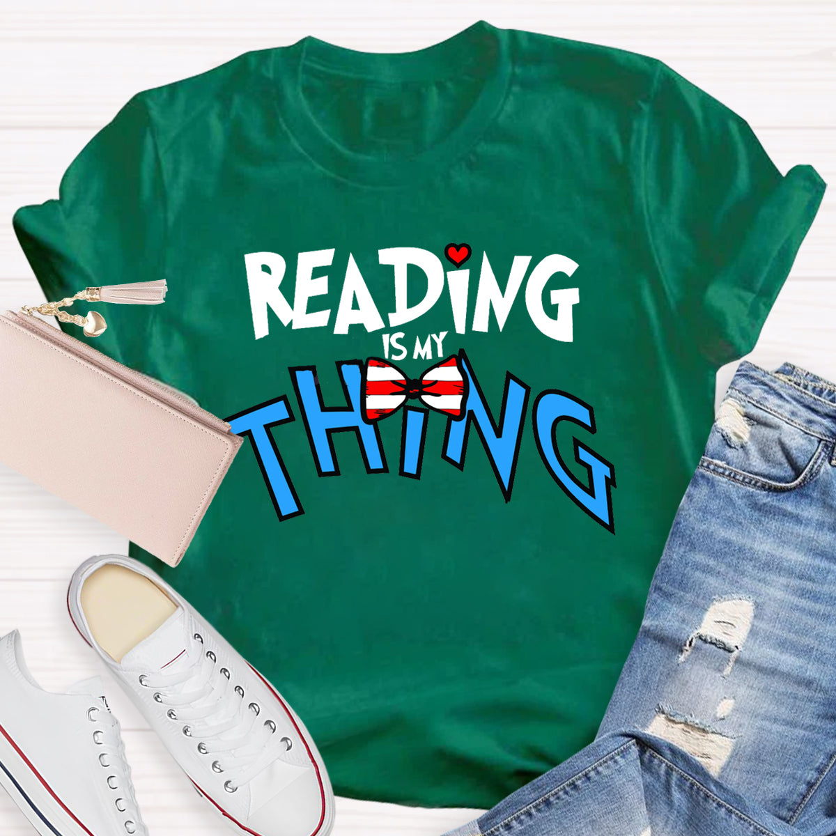 Reading Is My Thing Teacher T-Shirt