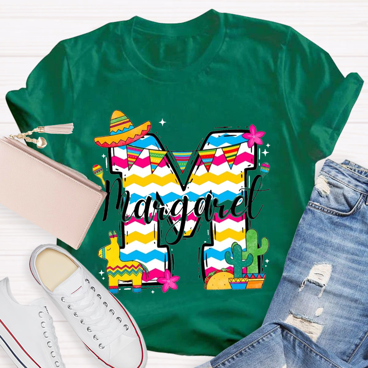 Personalized Your Own Name M For Margaret T-Shirt