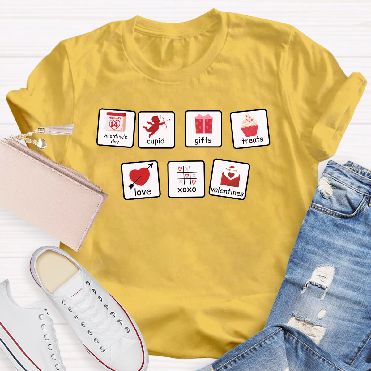 Cupid Gifts Treats Love Valentines SLP Teacher T-Shirt