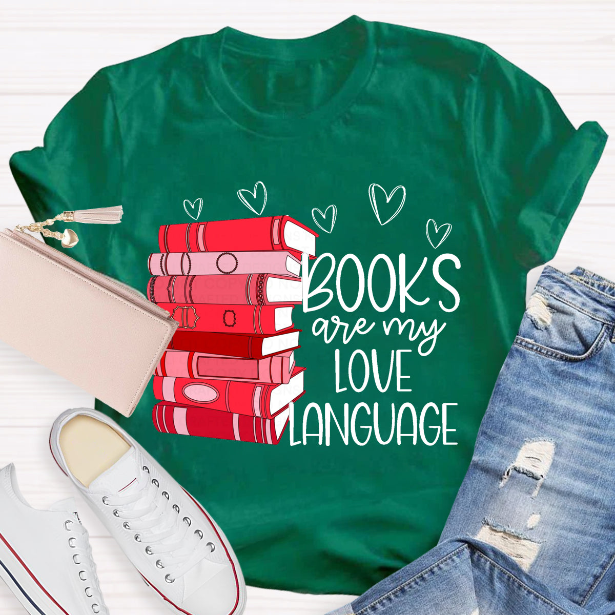 Books Are My Love Language T-Shirt