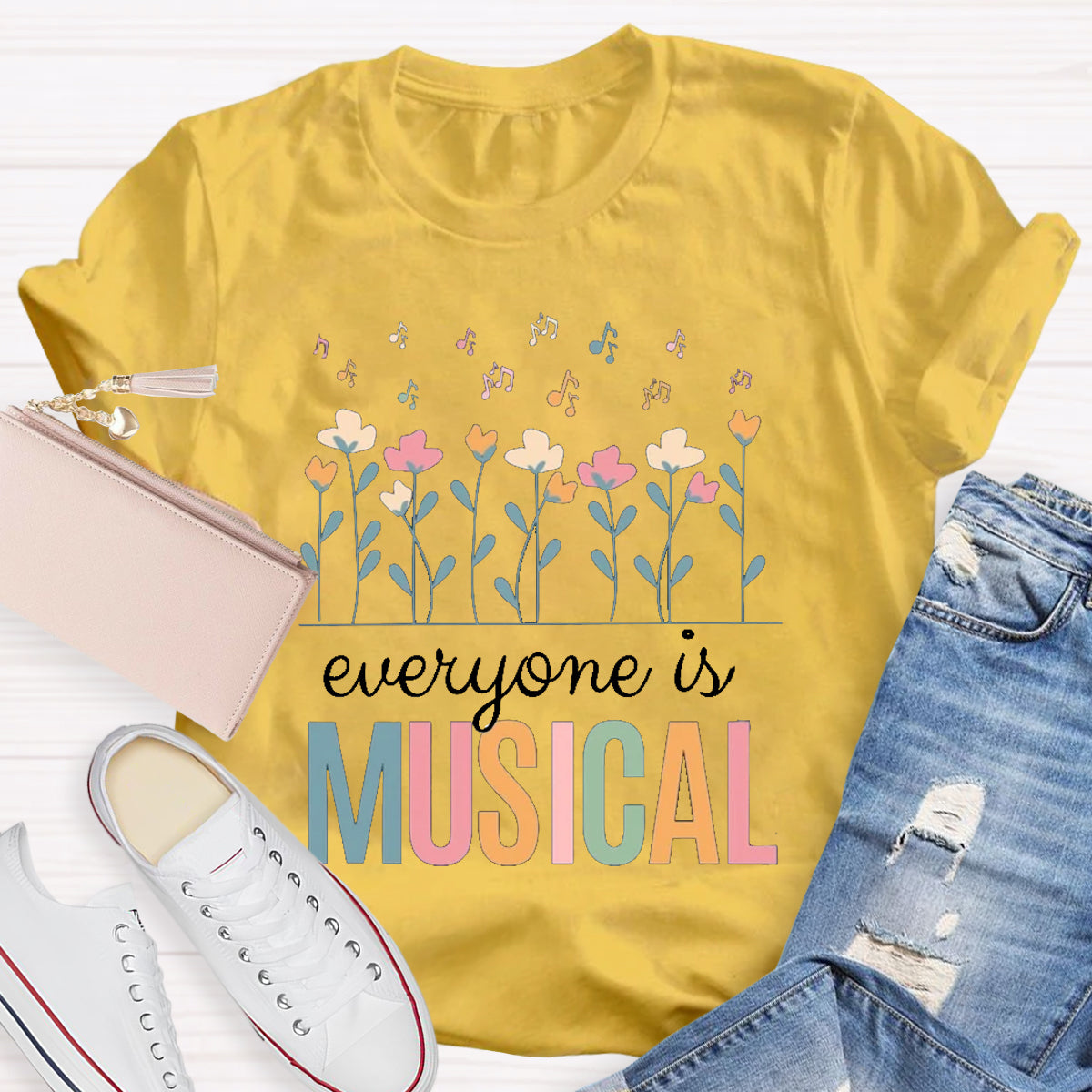 Everyone Is Musical Teacher T-Shirt