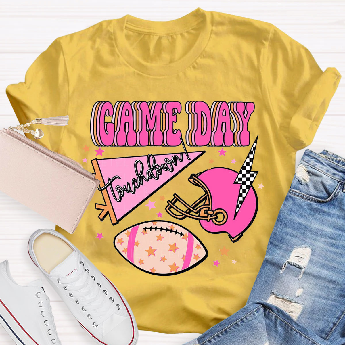 Game Day Football Touchdown Season T-Shirt