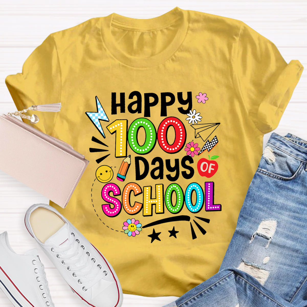 Happy 100 Days Of School T-Shirt