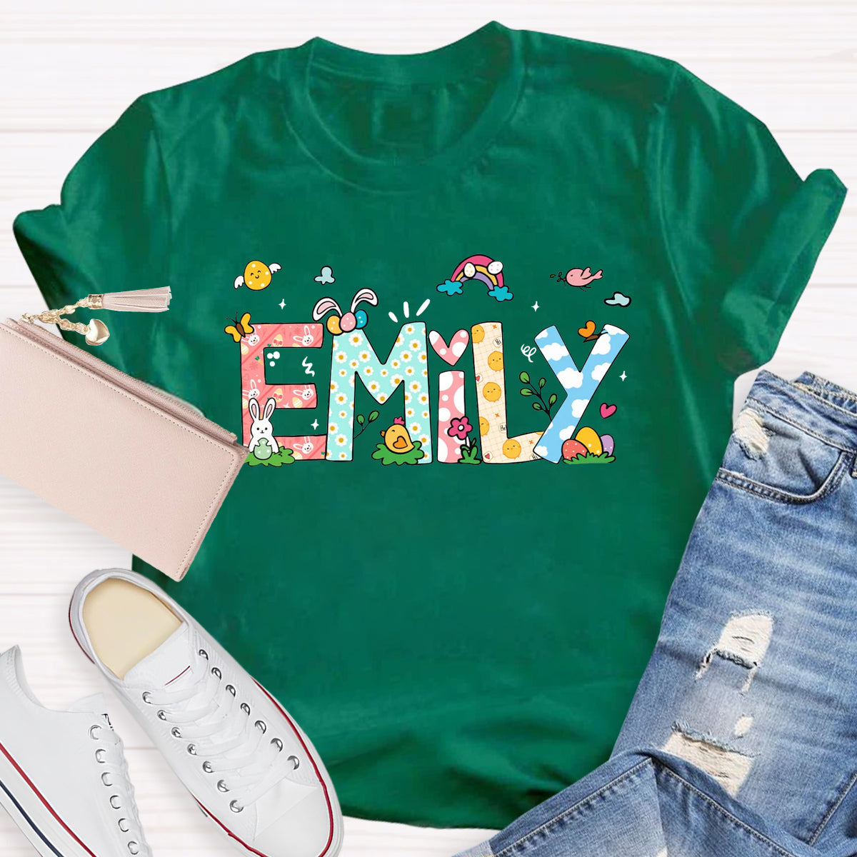 Personalized Name Easter Emily T-Shirt