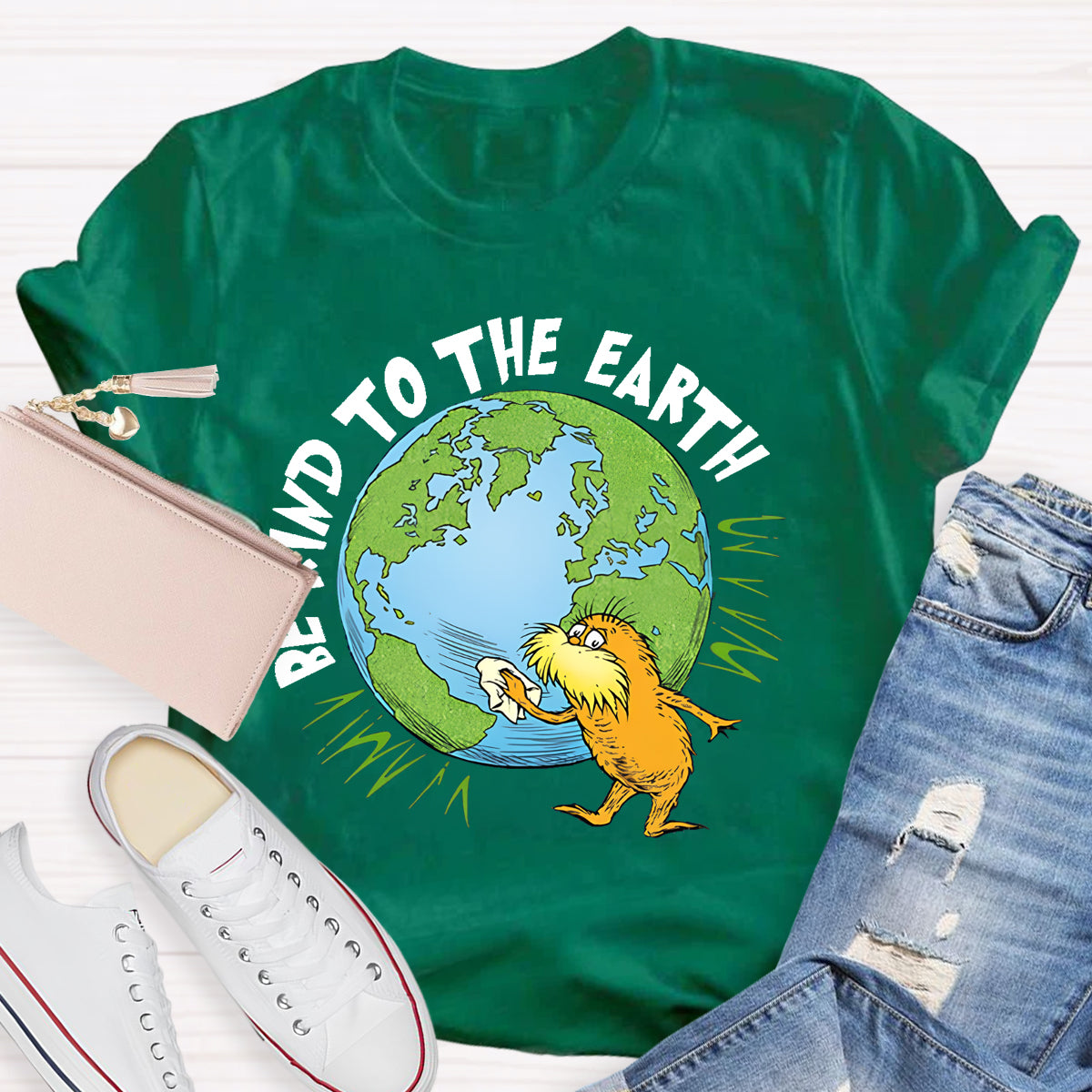 Be Kind To The Earth Teacher T-Shirt