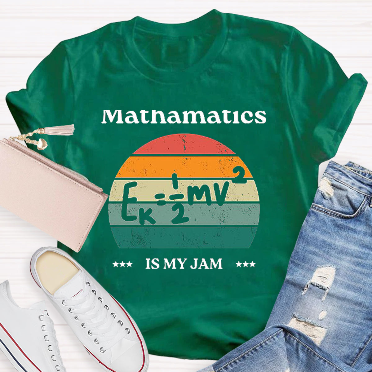 Mathematics Is My Jam Teacher T-Shirt