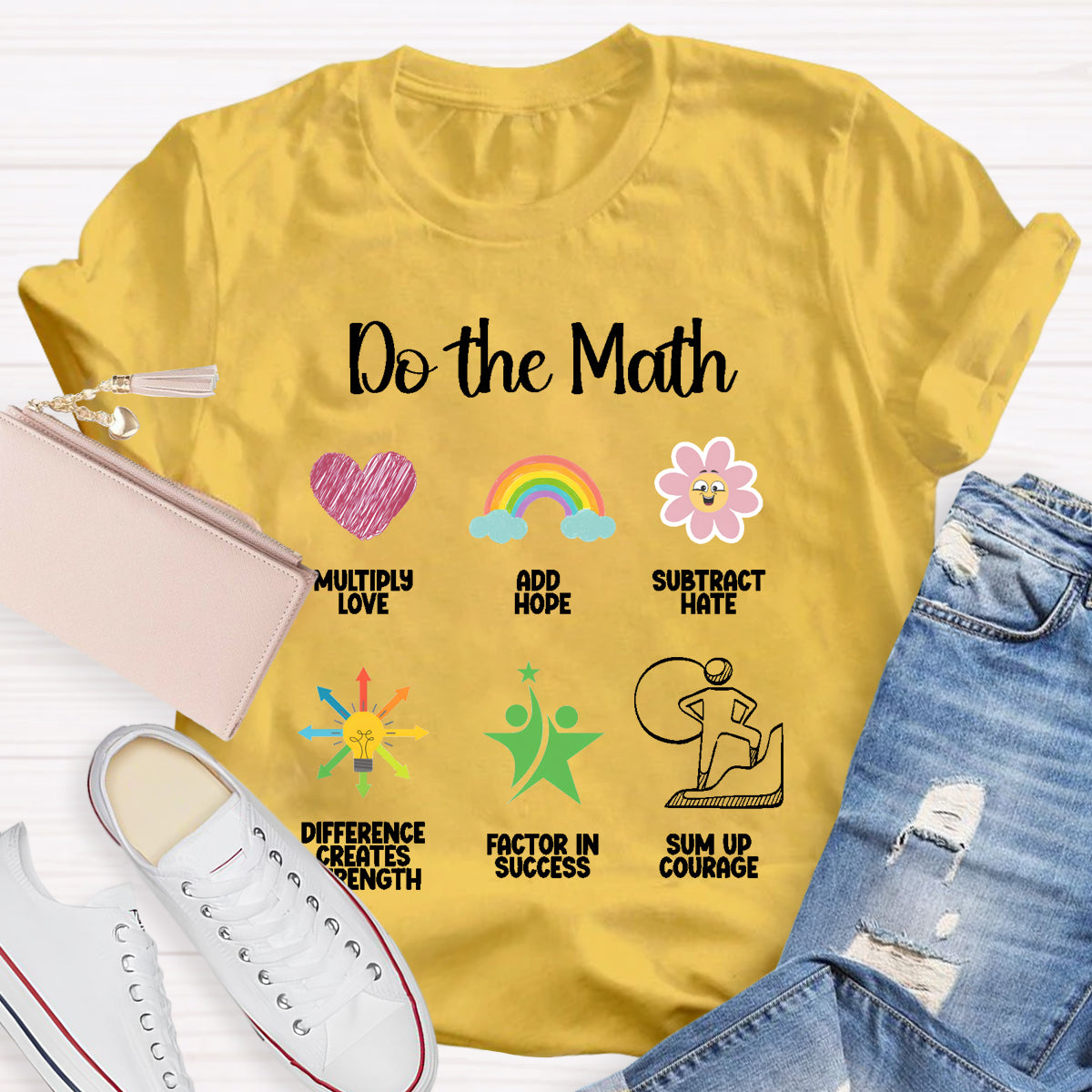 Do The Math Add Hope Math Teacher T-Shirt