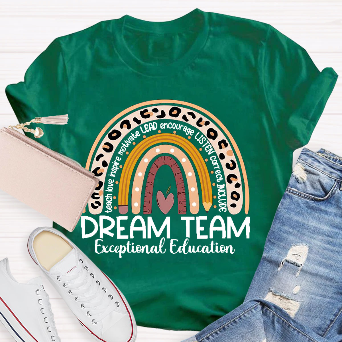 Personalized Dream Team Name Teacher T-Shirt