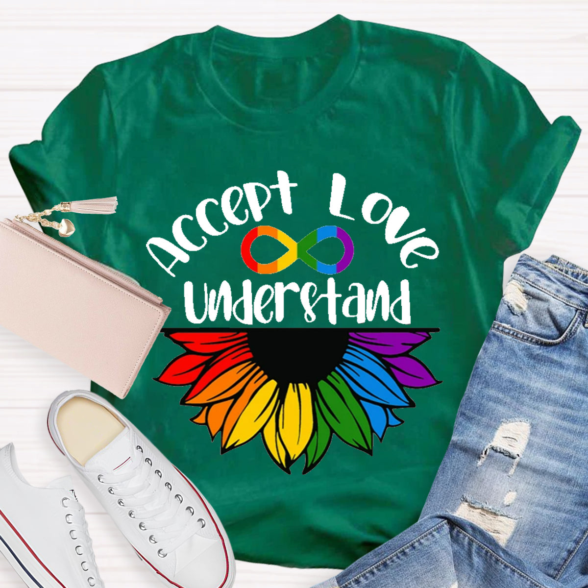 Accept Love Understand Sunflower T-Shirt