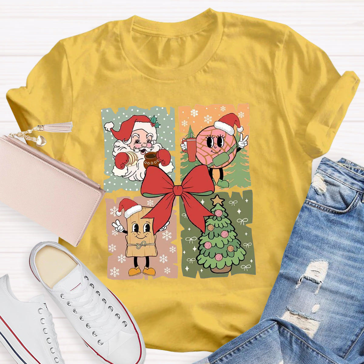 Santa Claus Christmas tree T-Shirt