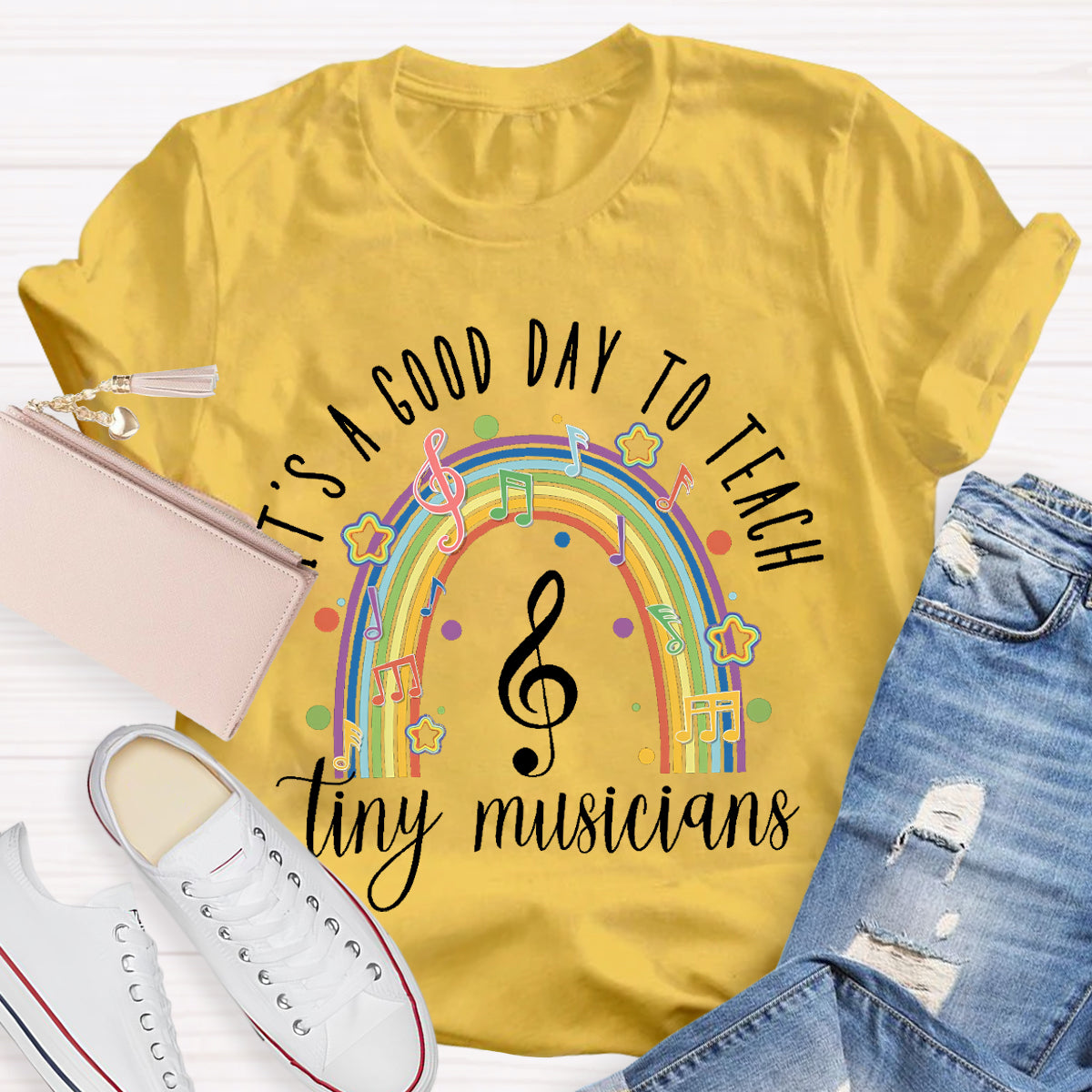 It'S A Good Day To Teach Tiny Musician Music Teacher T-Shirt