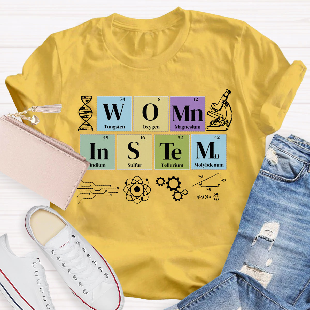 Women In Stem Teacher T-Shirt