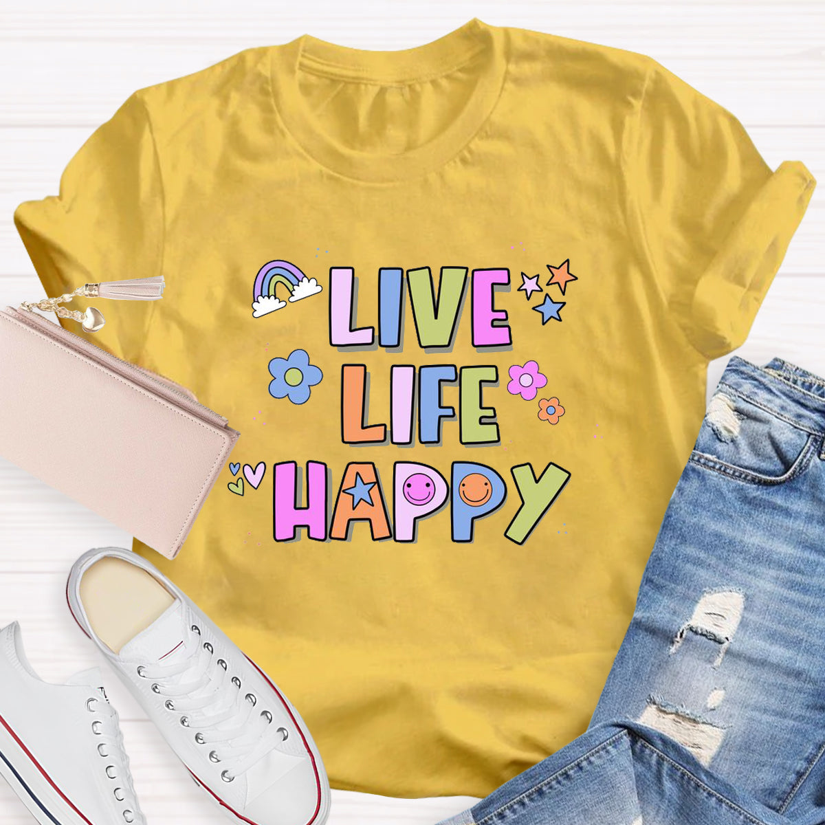 Live Life Happy T-Shirt