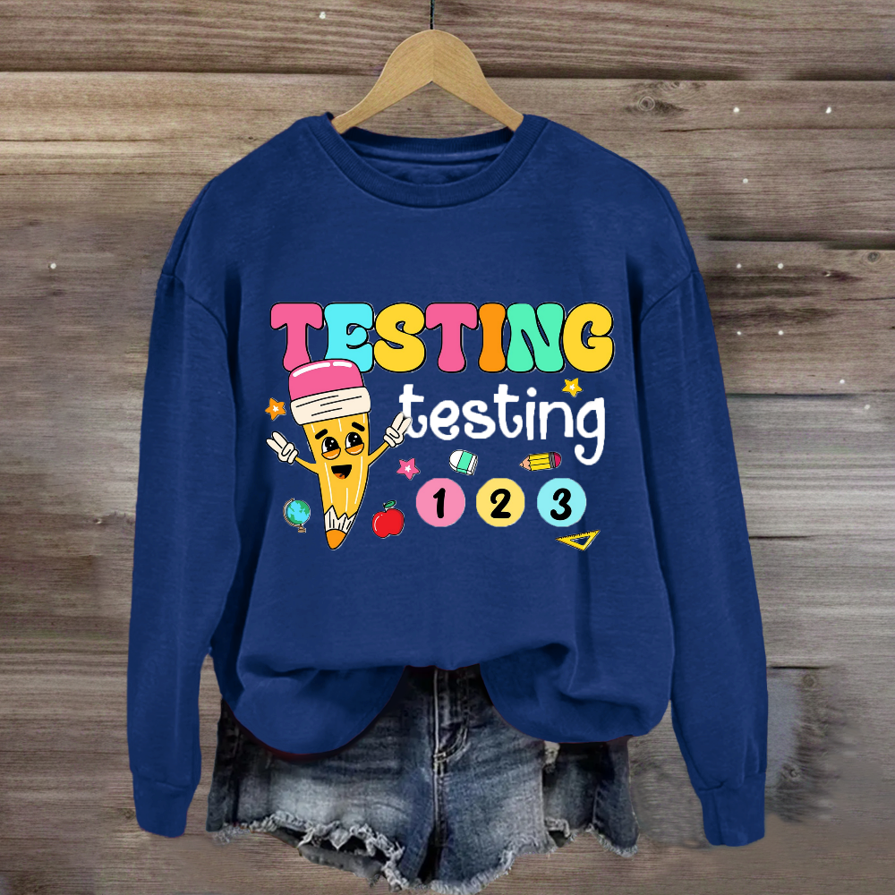 Testing Day Pencil Sweatshirt