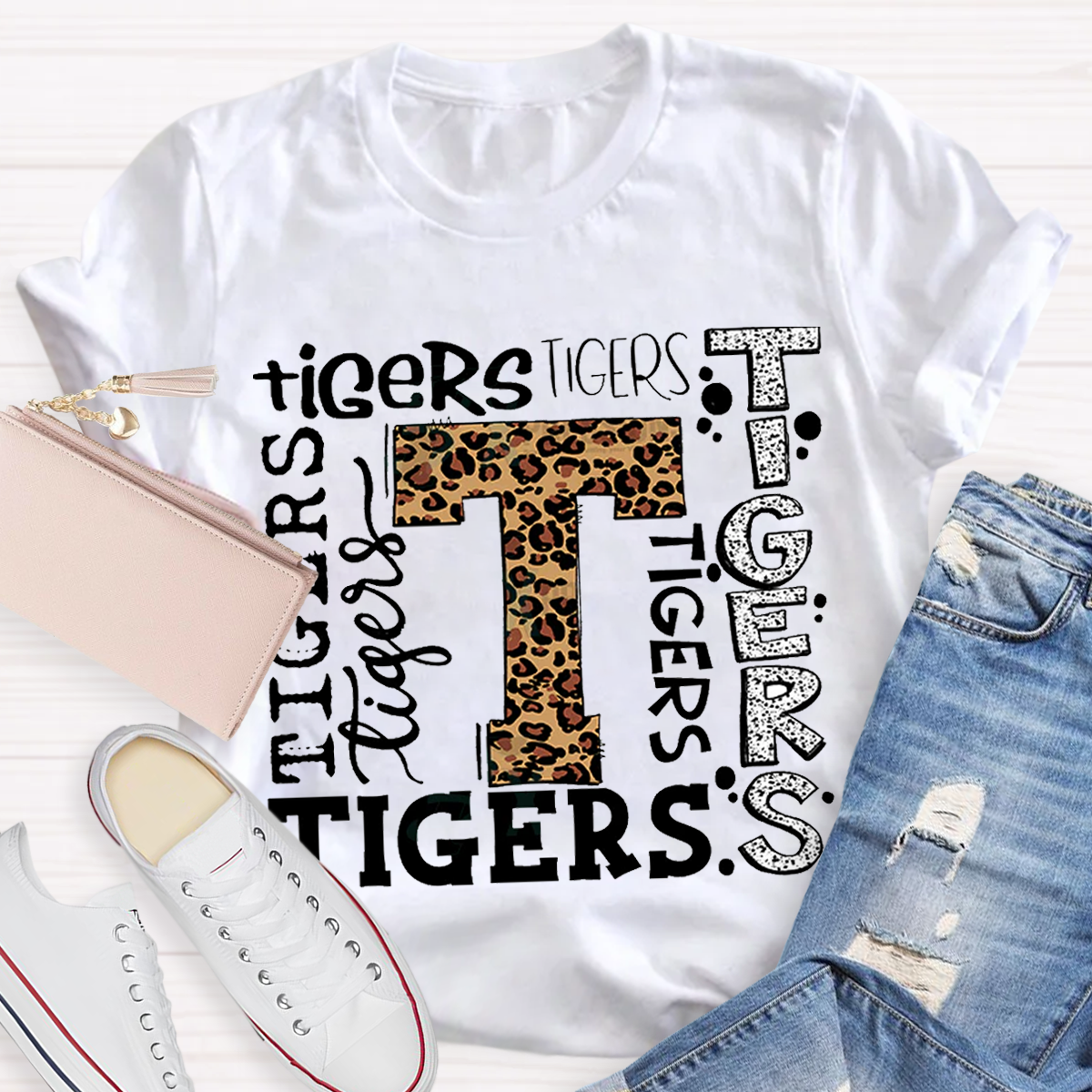 Personalized School Mascot Teacher T-Shirt